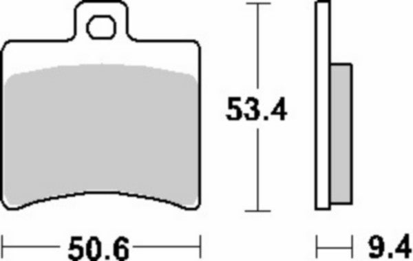Remblokset Sbs Achter SR2000 152HF