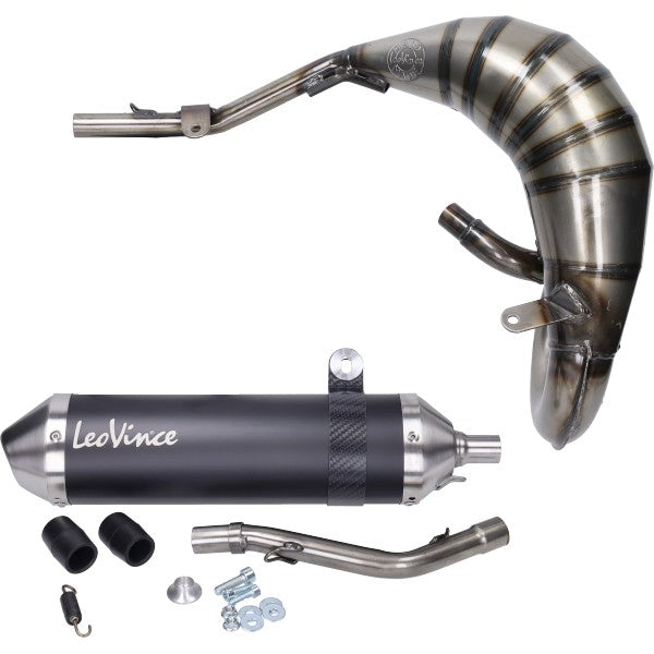 Uitlaat Leovince X-fight Zwart Beta RR50 3259B