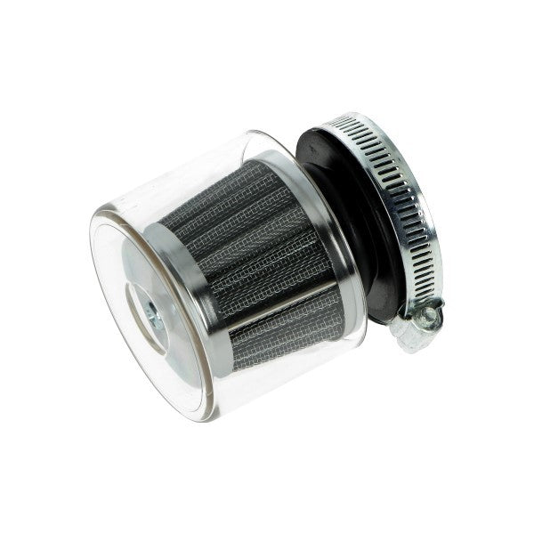 Powerfilter DMP Recht Dellorto SHA met Kap 60mm Bromfiets, Tomos A35