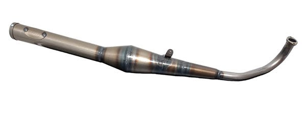 Uitlaat Bullet Race EVO-1 Tomos 4P 28mm Blank A3, Tomos A35