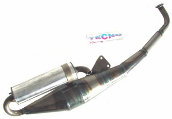 Uitlaat Tecno Rev. Estoril EURO2 (Made In EU) Blank/alu Tomos A35