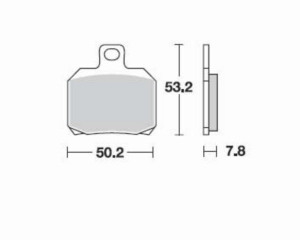Remblokset Sbs voor GPR2004, RS2006, Speedfight 3 157HF