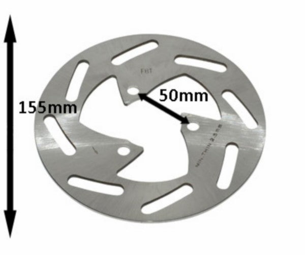 Remschijf Peugeot Origineel 10 Inch 3-GAATS voor 155mm Ludix Snake, Ludix Trend 764480