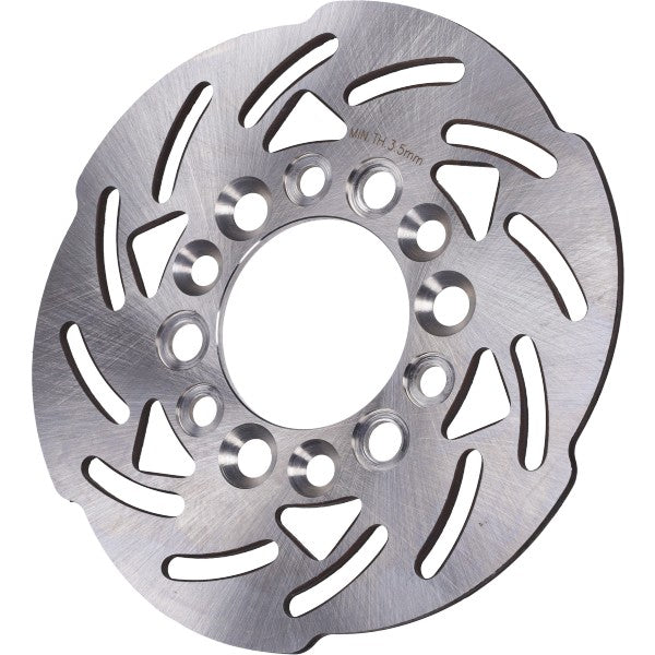 Remschijf DMP Wave Universeel voor 180mm Rvs Agm VX50, BTC Riva, Turbho RL-50, Dink, Elystar, Speedfight, Top Boy