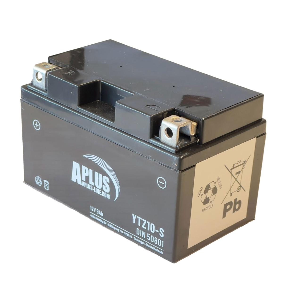 Accu Aplus YTZ10-S 12V 8.6Ah – Honda CBR / Hornet / Yamaha T-Max / Aprilia RXV / SXV