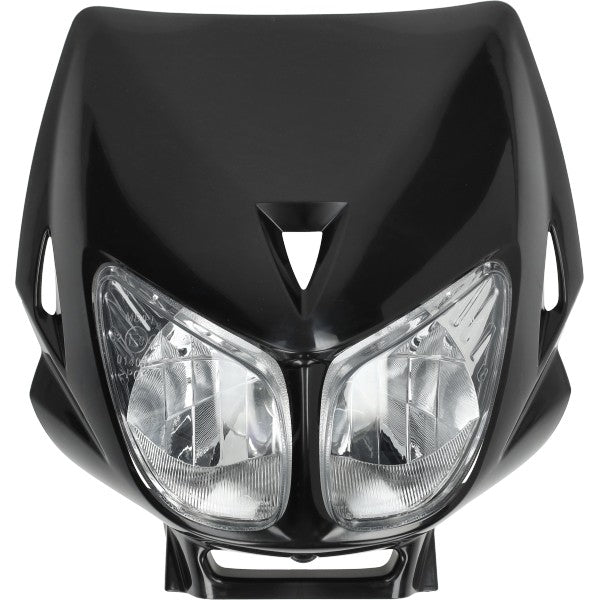 Koplampunit 101 Octane Dubbel Licht Compleet + Spoiler Zwart Beta RR50, Derbi, Rieju Mrt Sm, Senda X-treme, Senda Drd