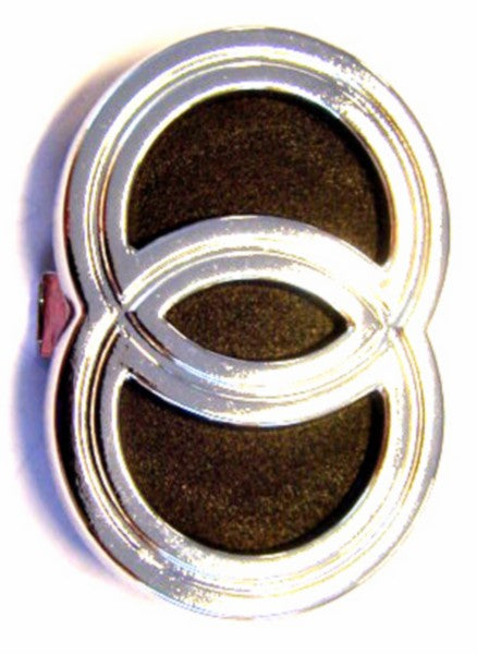 Logo Klik Voorscherm Chroom/zwart Gilera, Gilera Runner 573508
