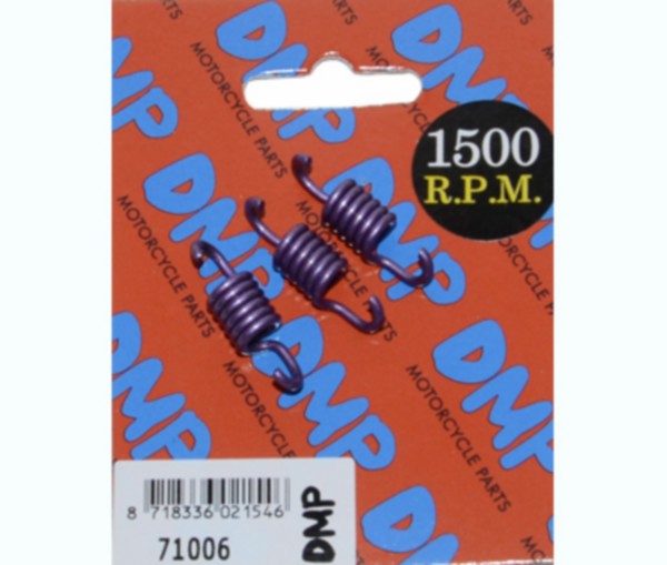 Trekveer DMP Set Koppeling +1500RPM Paars 3-DELIG Sco GY6, Kymco, Peugeot, Piaggio, Scooter