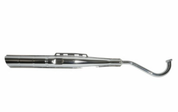 Uitlaat Tecno Origineel Model (Made In EU) 28mm Chroom Puch Maxi