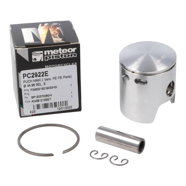 Zuiger Meteor E 4-POORT Cilinder, Pen 12 45mm Puch Maxi PC2922