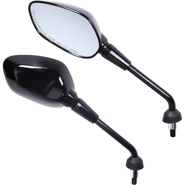 Spiegelset E-keur Origineel Model EURO-5/5+ (2024) Zwart Glans Gts 125cc, Gts 300, Gts 310