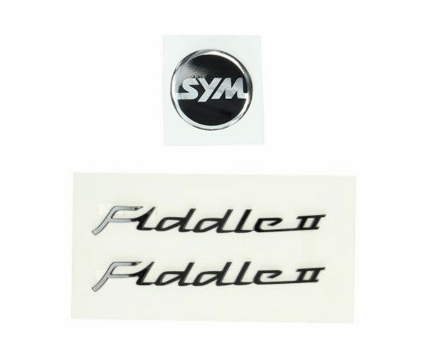 Stickerset Zwart Fiddle 2