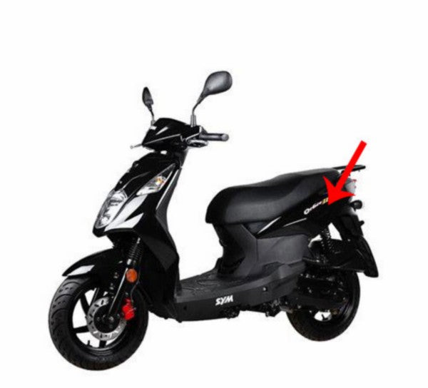 Zijscherm Links Zwart Orbit 2, Xpro 83600-AAA-000-KG