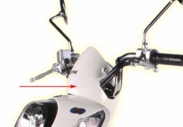Stuurkap SYM Origineel Wit Mio 5320G-A7E-000-QA=OP=OP