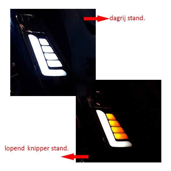 Knipperlichtset DMP LED Matrix EURO-4 voor Helder Fiddle 2
