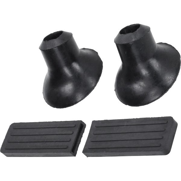 Rubberset Bagagedrager Smallframe/largeframe 4PCS Gts, Gtv, Lambretta