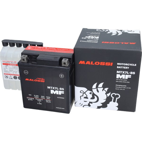 Accu Malossi MTX7L-BS / YTX7L-BS 12V – o.a. Aprilia / Derbi / Honda / Piaggio / Vespa (4419989)