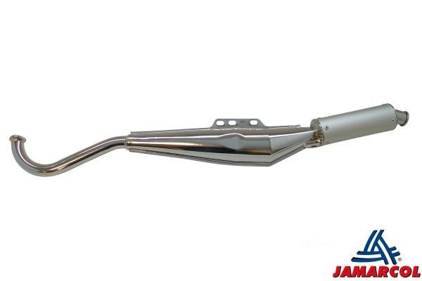 Uitlaat Tecno Lang (Made In EU) 25mm Chroom Puch Maxi