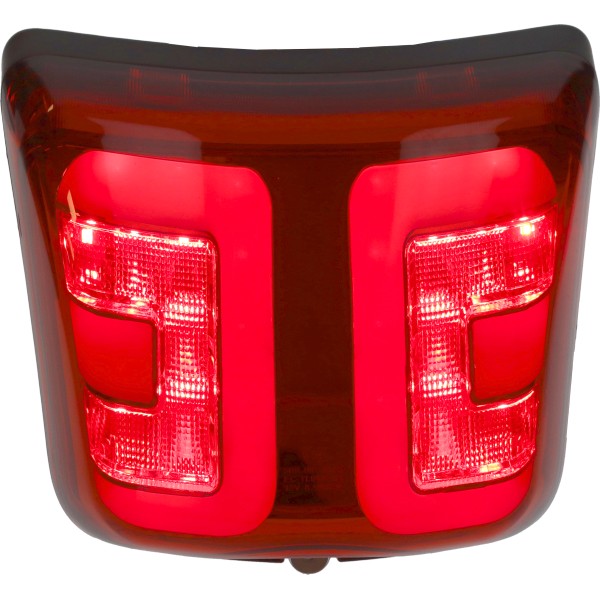 Achterlicht POWER1 LED Tube Rood Vespa Mat Zwart Gts 300 (EURO4), Gts Alle Mod.