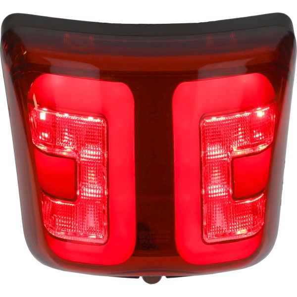 Achterlicht POWER1 LED Tube Rood E-keur Glans Zwart Gts Alle Mod., Gts Super 300cc