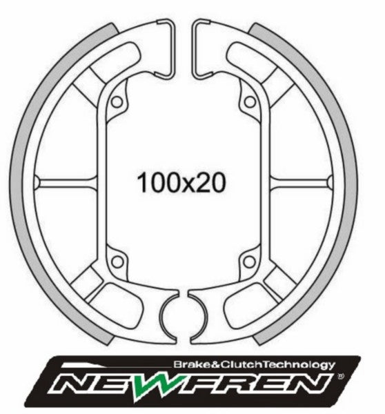 Remsegmentset Newfren (Klein) Free, Nrg, Ntt, Quartz, Sfera, Typhoon, Zip Ot GF0252