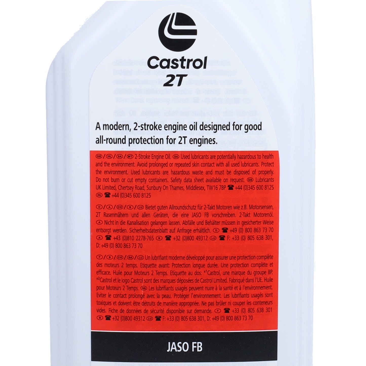 2-Takt Olie Castrol 2T Mineraal 1L – Motorfiets / Scooter / Bromfiets (15F651)