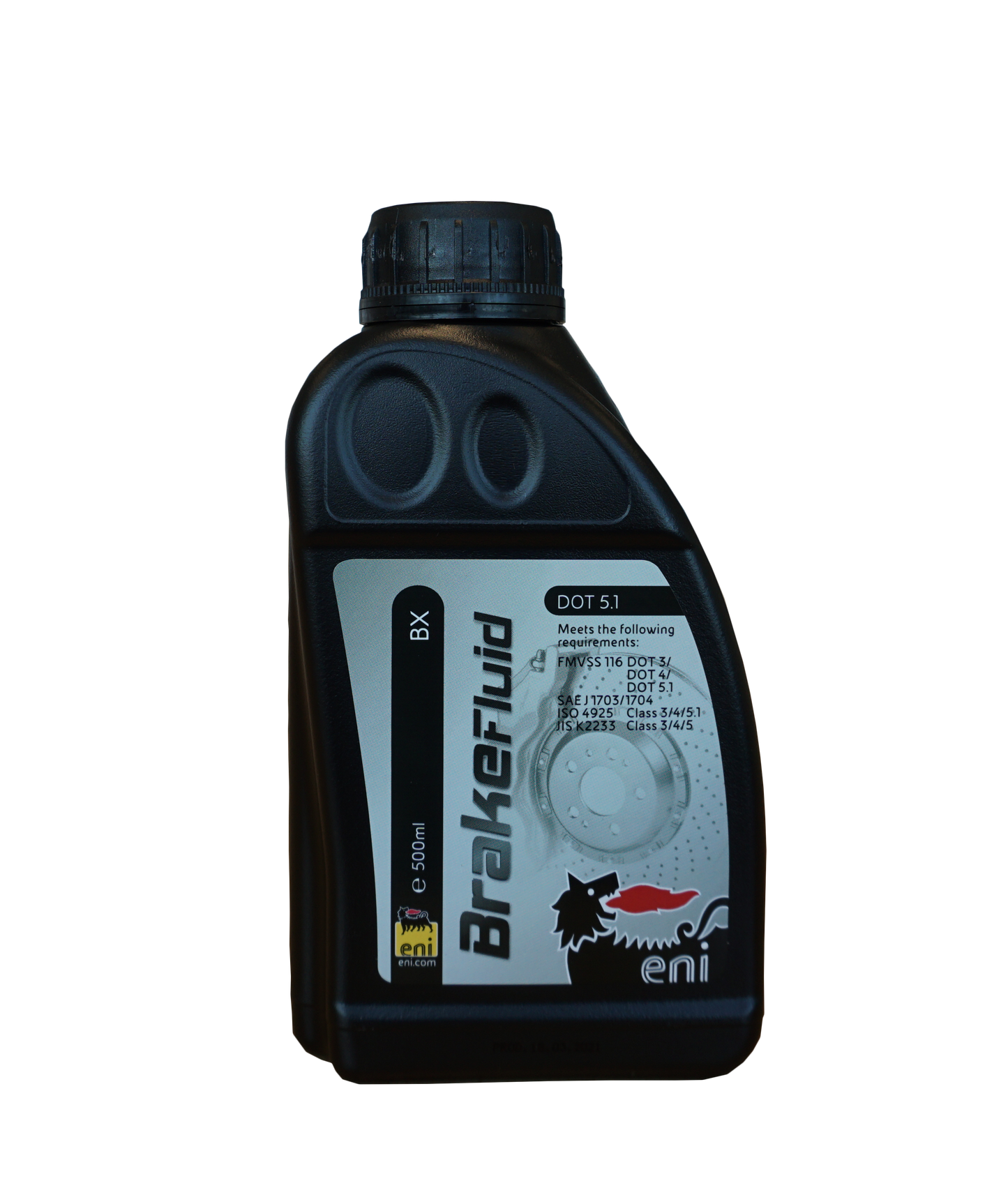 ENI Brake Fluid DOT 5.1 BX 500 ml – Remvloeistof SAE J 1703 FMVSS 116 DOT 5.1 ISO 4925 Class 5