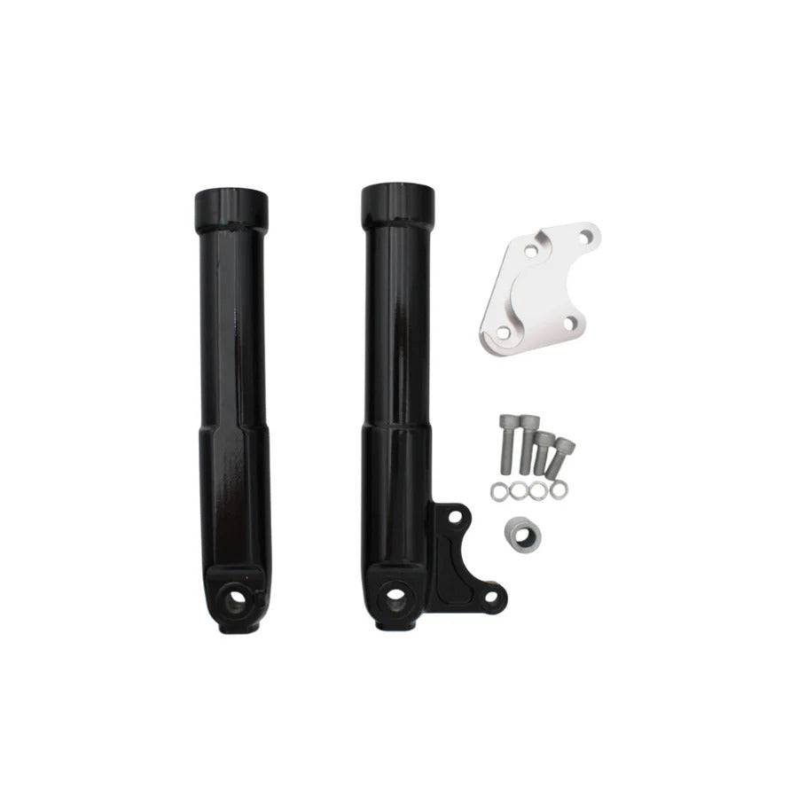 Overmaat/ oversized Velgenset 11/12 Inch Glans Zwart – Piaggio Zip (Incl. Verhoogde Voorvork)