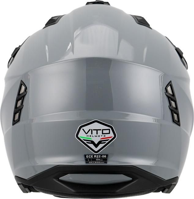 Helm Vito Jet Predator Mat Zwart / Nardo Grey