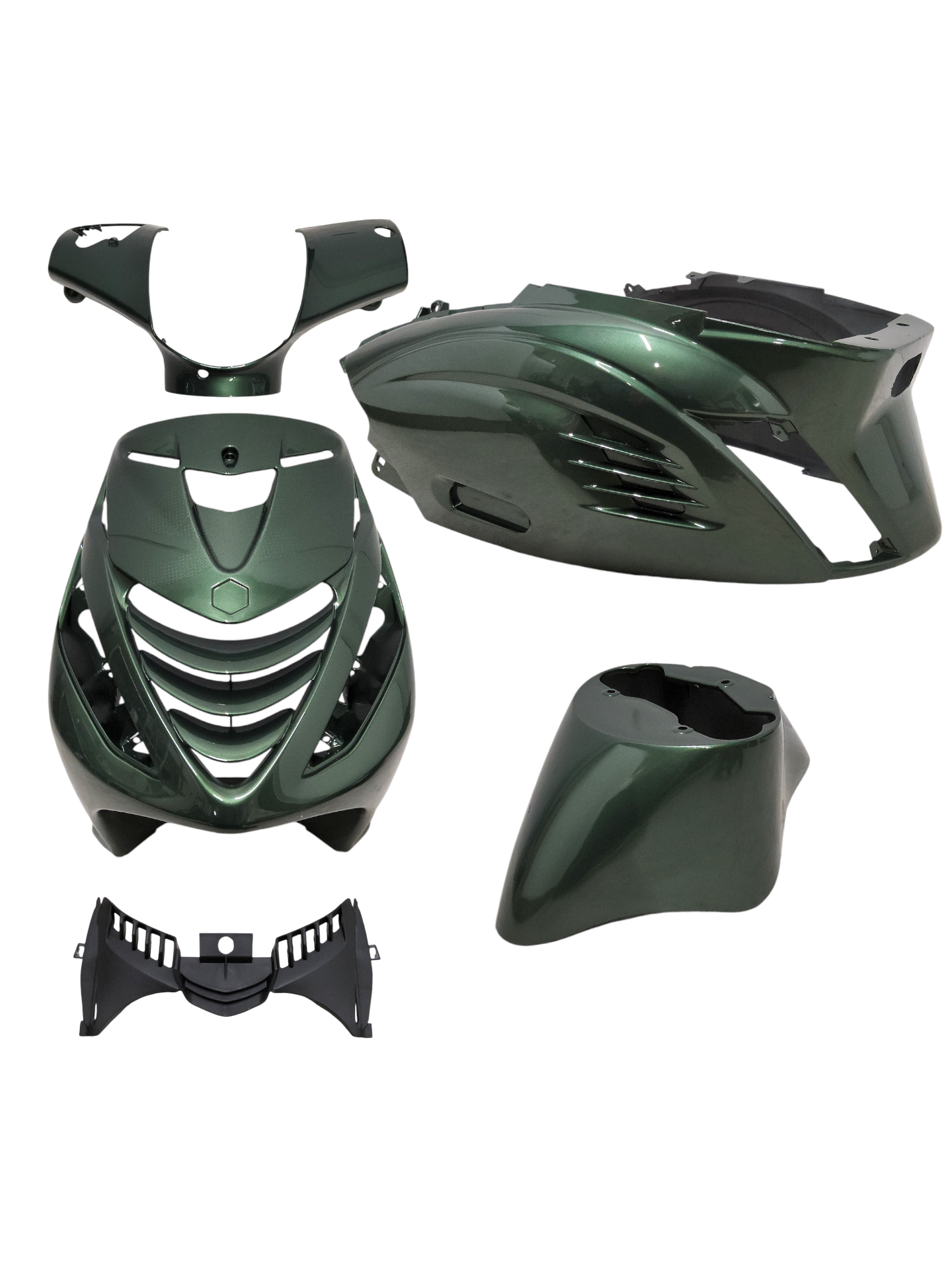 SP Kappenset RS1-Grill Piaggio Zip Jaguar Groen