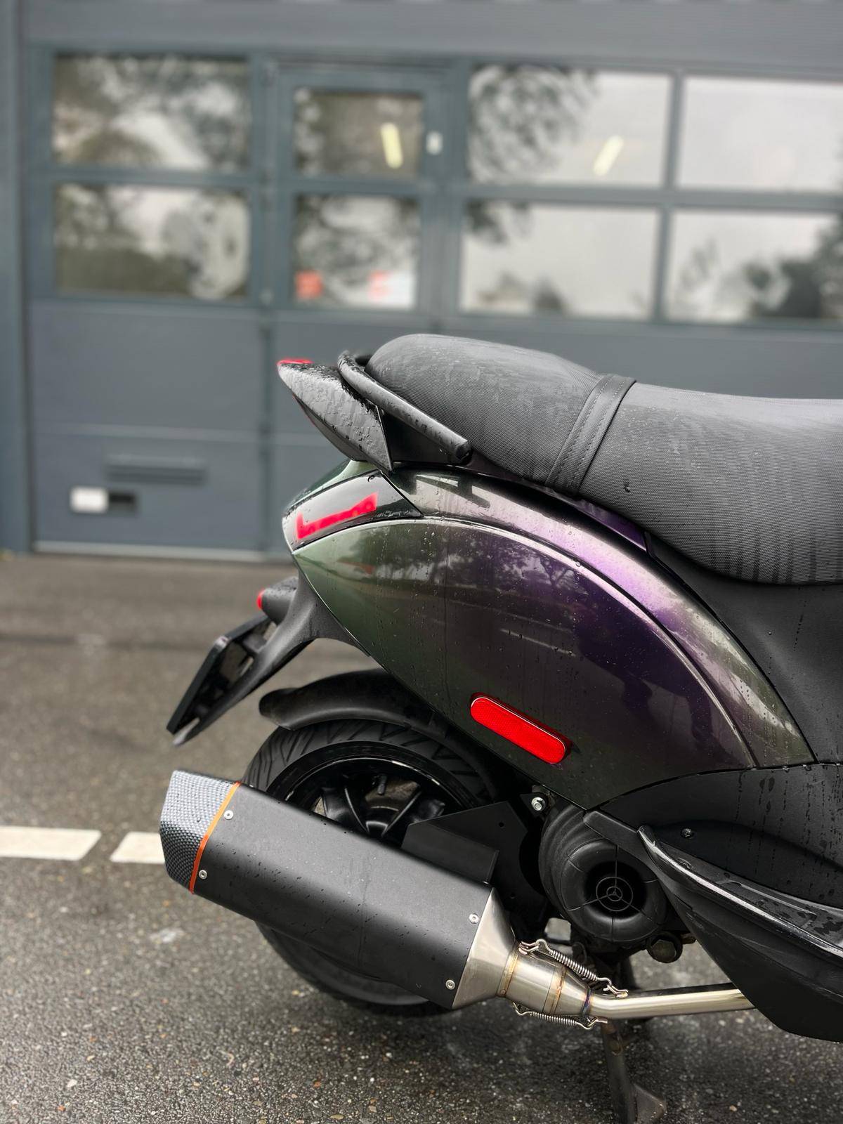 Uitlaat Bullet Racing Carbon RVS Piaggio Zip / Fly 4Takt 3V IGET