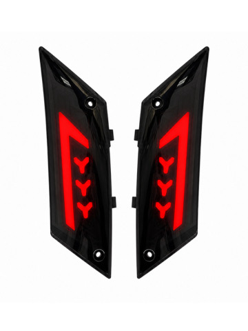 Alpha Arrow Matrix achterzijde Piaggio Zip links rechts