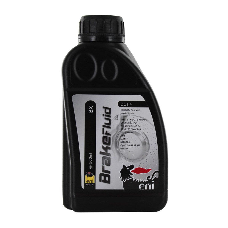 ENI Brake Fluid DOT 4 BX 1L – Remvloeistof SAE J 1704 FMVSS 116 DOT 4 ISO 4925 Class 04