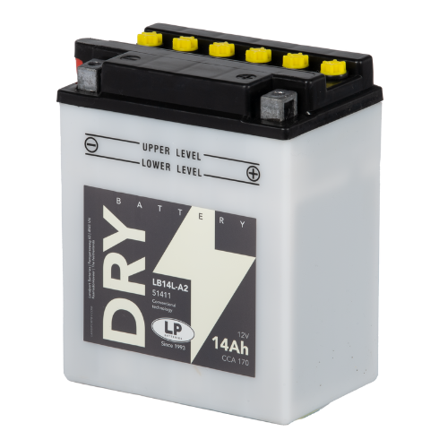 Accu Landport 51411 / YB14L-A2 / LB14L-A2 accu (12V, 14Ah, 170A)