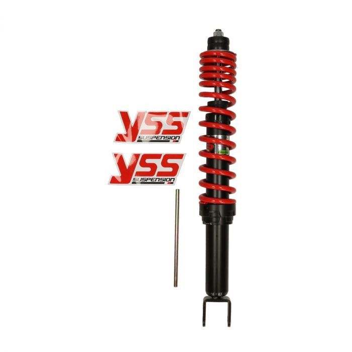 Schokbreker hydraulisch Vespa Primavera / Sprint zwart/rood YSS
