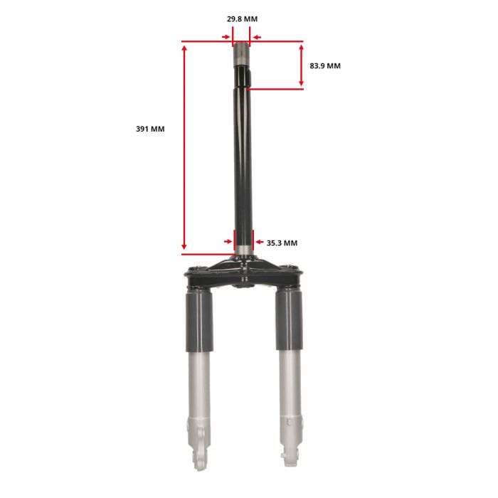 Voorvork Piaggio Zip 2000 2/4-takt origineel 647658