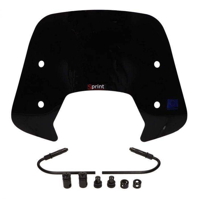 Windscherm Laag Zwart Glans Vespa Sprint