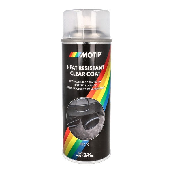 Spuitlak Motip hittebestendig blank 400 ml