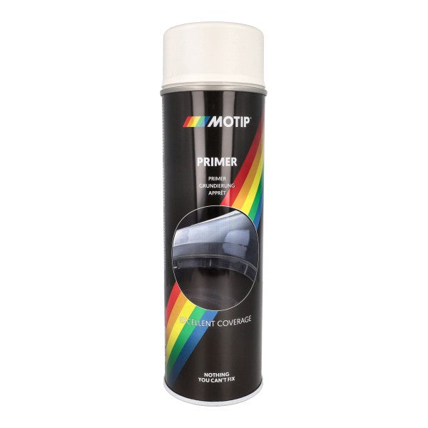 Motip Primer Spuitlak Wit 500 ml Spuitbus 04056