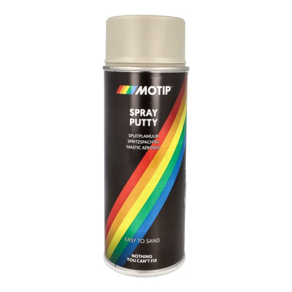 Motip Spuitplamuur Putty 400 ml Spuitbus Beige/Grijs 04062