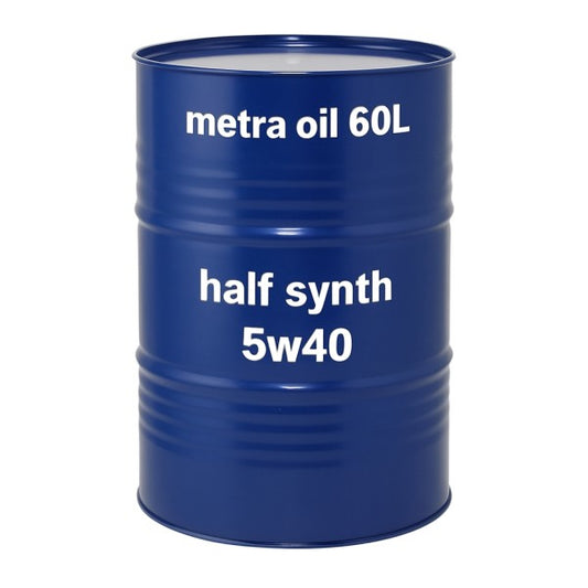 Motorolie 5W-40 synthetisch 60L vat | Metra Oil