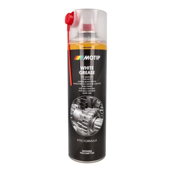 MoTip PTFE vet spuitbus 500 ml wit 090204