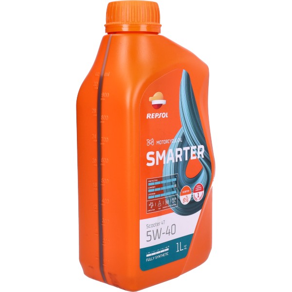 Scooter motorolie Repsol 5W-40 4T 1L voor Piaggio/Vespa