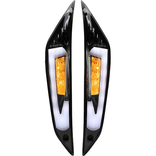 Knipperlichtset POWER1 LED Matrix E-Keur Tube EVO-2 voor Titanium Piaggio, ZIP2000