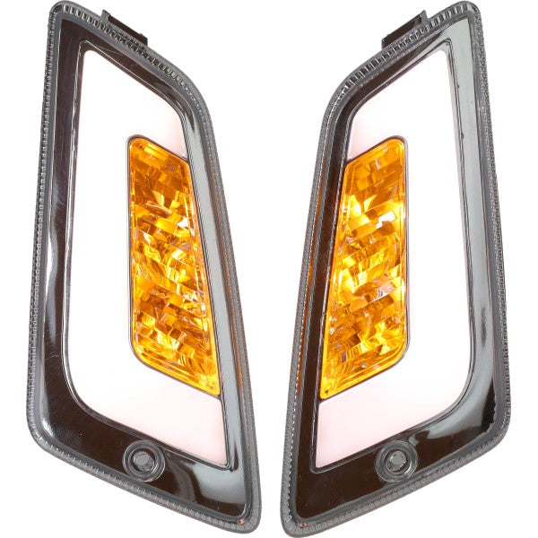 Knipperlichtset POWER1 LED Voorzijde Tube E-keur Helder Gts Alle Mod., Gts Super 300cc