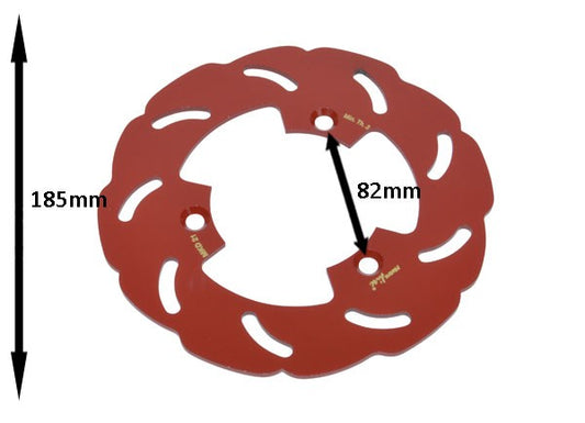 remschijf metrakit Rieju achter 80x185mm rr mkd21=op=op
