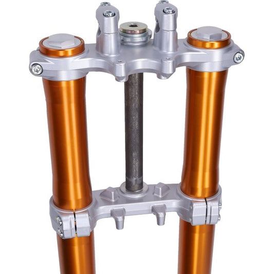 Voorvork compleet upside down goud Rieju MRT Pro 50-125cc