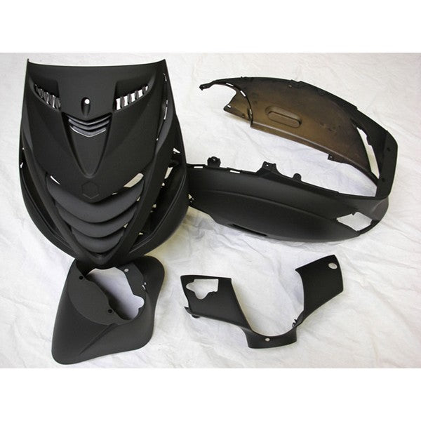 Plaatwerkset POWER1 Model SP + LED Lamp Zwart Mat 6-DELIG Zip 100/125, ZIP2000