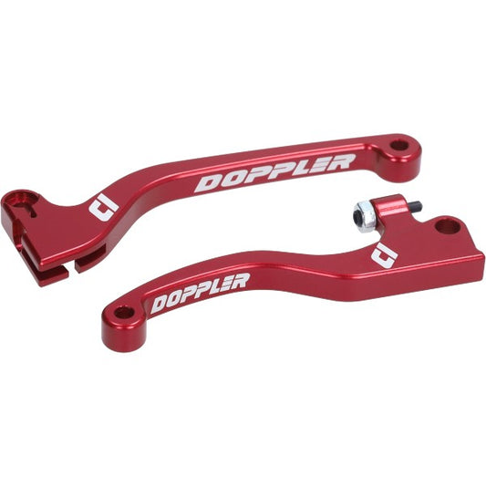 Doppler rem- en koppelingsgreepset CNC rood Rieju/Sherco