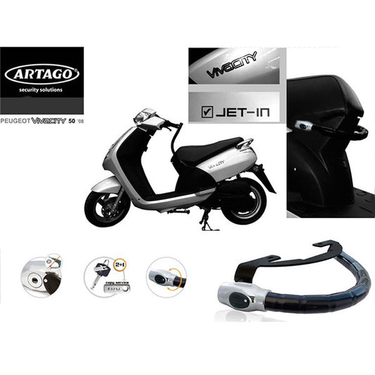 Stuurslot Artago Antirobos Luxe Peugeot Viva VA2008=OP=OP
